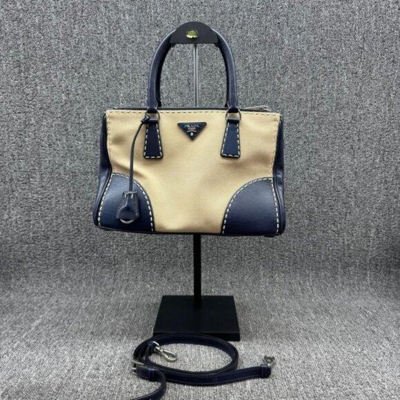 Prada City Canvas Satchel Bag 410-082725 - Picture 2 of 16